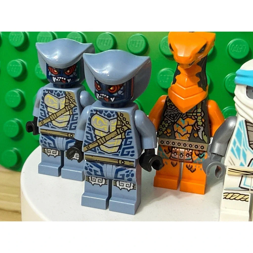LEGO Ninjago Minifigure Lot 10pc Kai Zane Serpentine Nindroid Figures